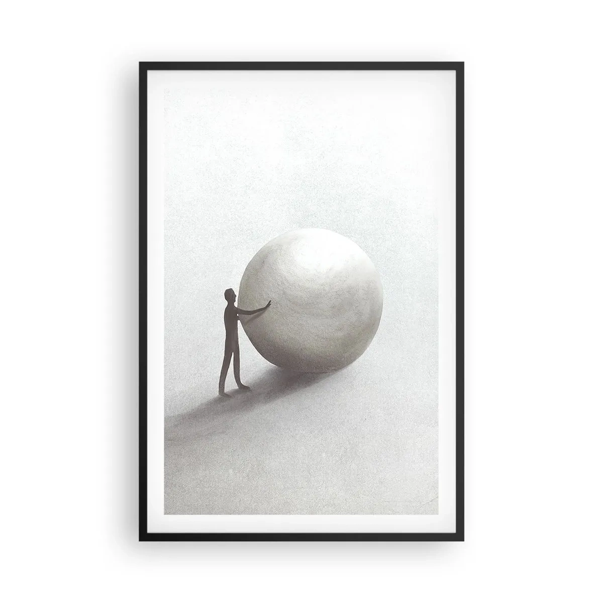 Affiche dans un cadre noir - Poster - Jeu de la vie - 61x91 cm