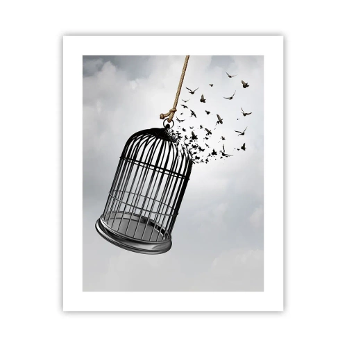Affiche - Poster - Foie...Espoir...Liberté! - 40x50 cm
