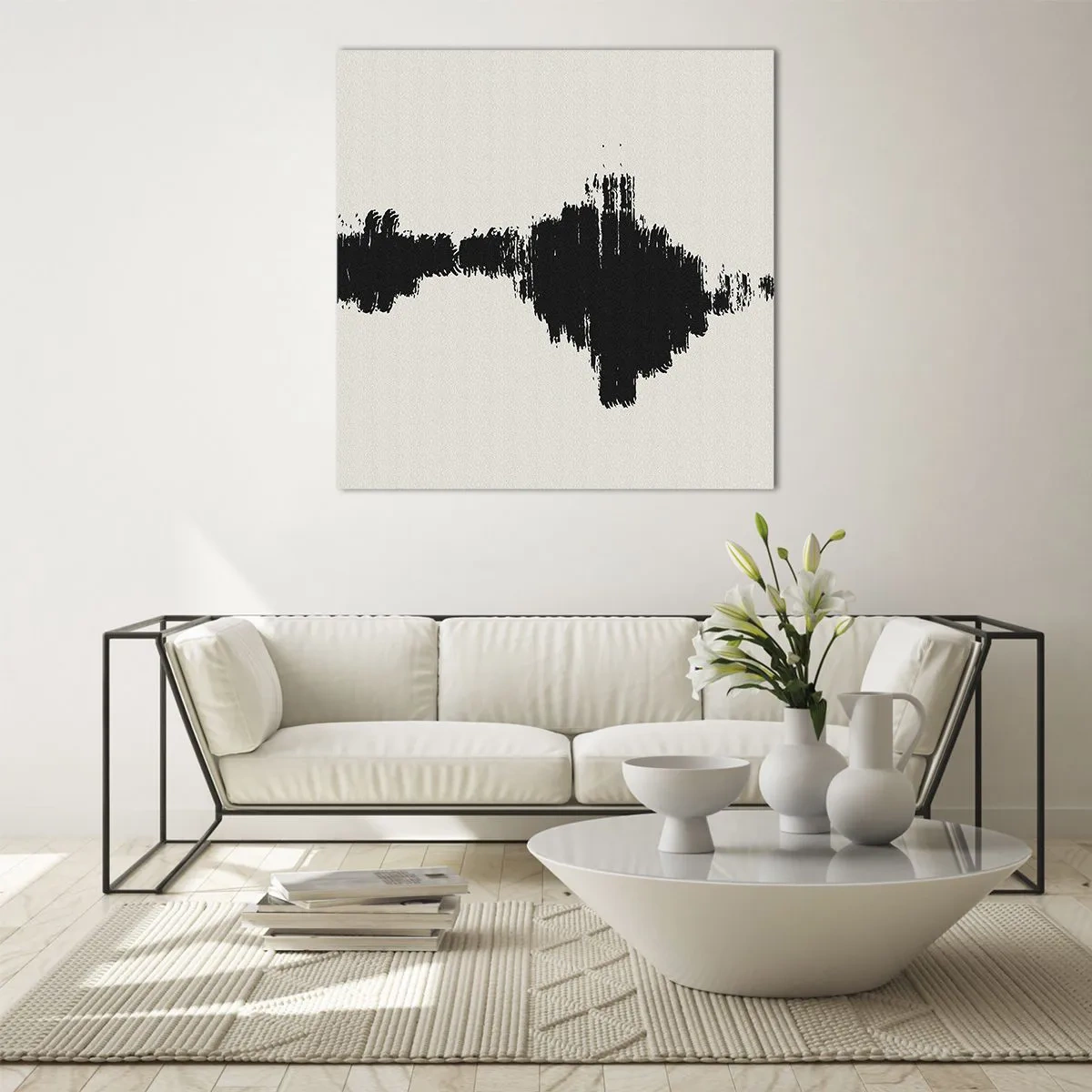 Impression sur verre - Image sur verre - Vibrations de l'imagination - 30x30 cm