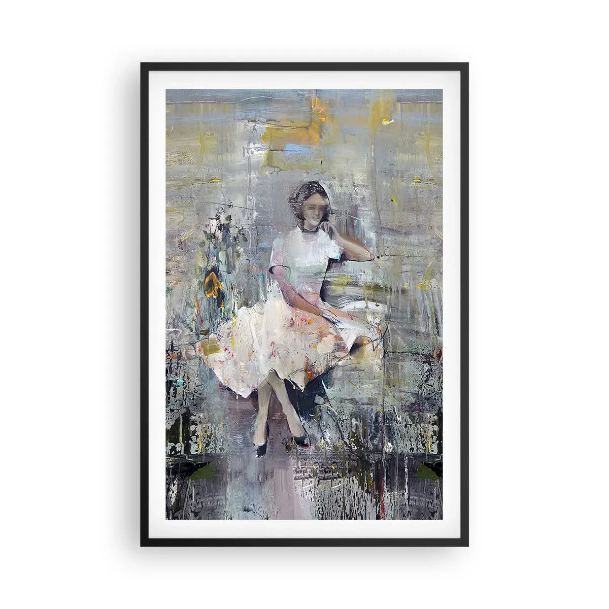 Affiche dans un cadre noir - Poster - Classique et moderne - 61x91 cm