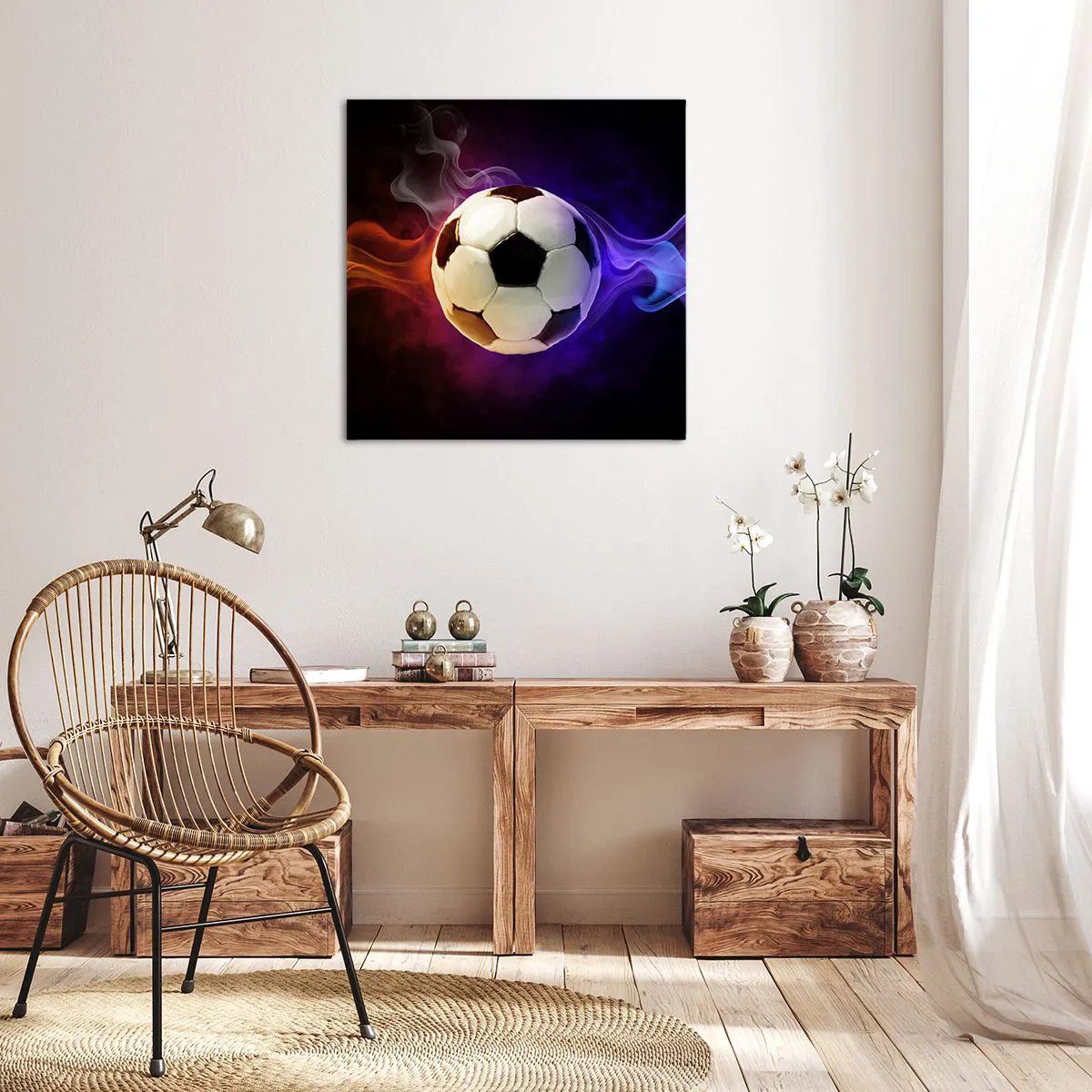 Impression sur toile - Image sur toile - Le pouvoir magique du jeu - 30x30 cm