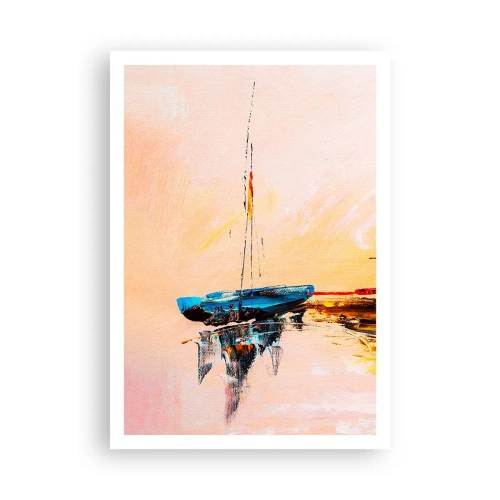 Affiche - Poster - Soirée à la marina - 70x100 cm