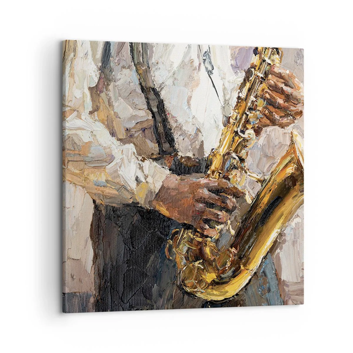 Impression sur toile - Image sur toile - C'est l'heure du solo - 50x50 cm