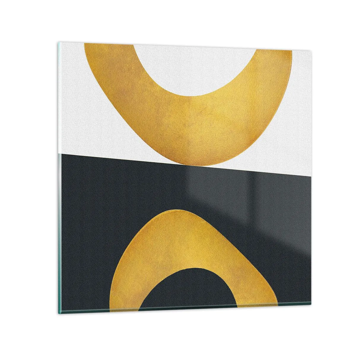 Impression sur verre - Image sur verre - Avant tout : l’or - 50x50 cm