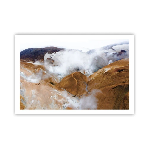 Affiche - Poster - Le charme brut de l'Islande - 91x61 cm