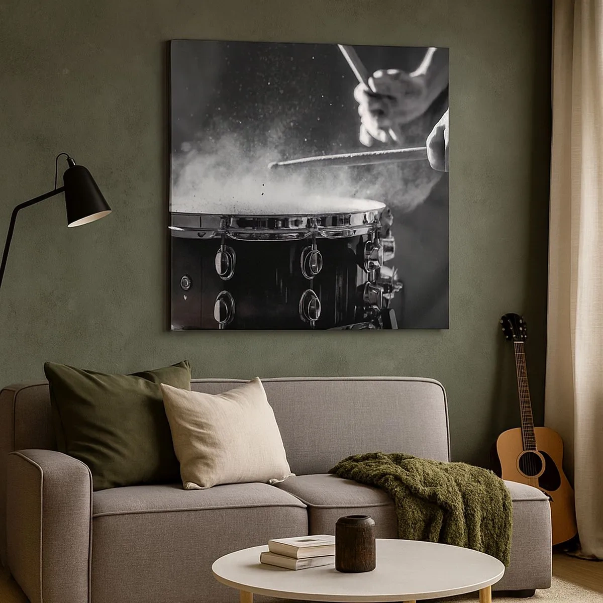 Impression sur toile - Image sur toile - Tempo de la musique - 30x30 cm