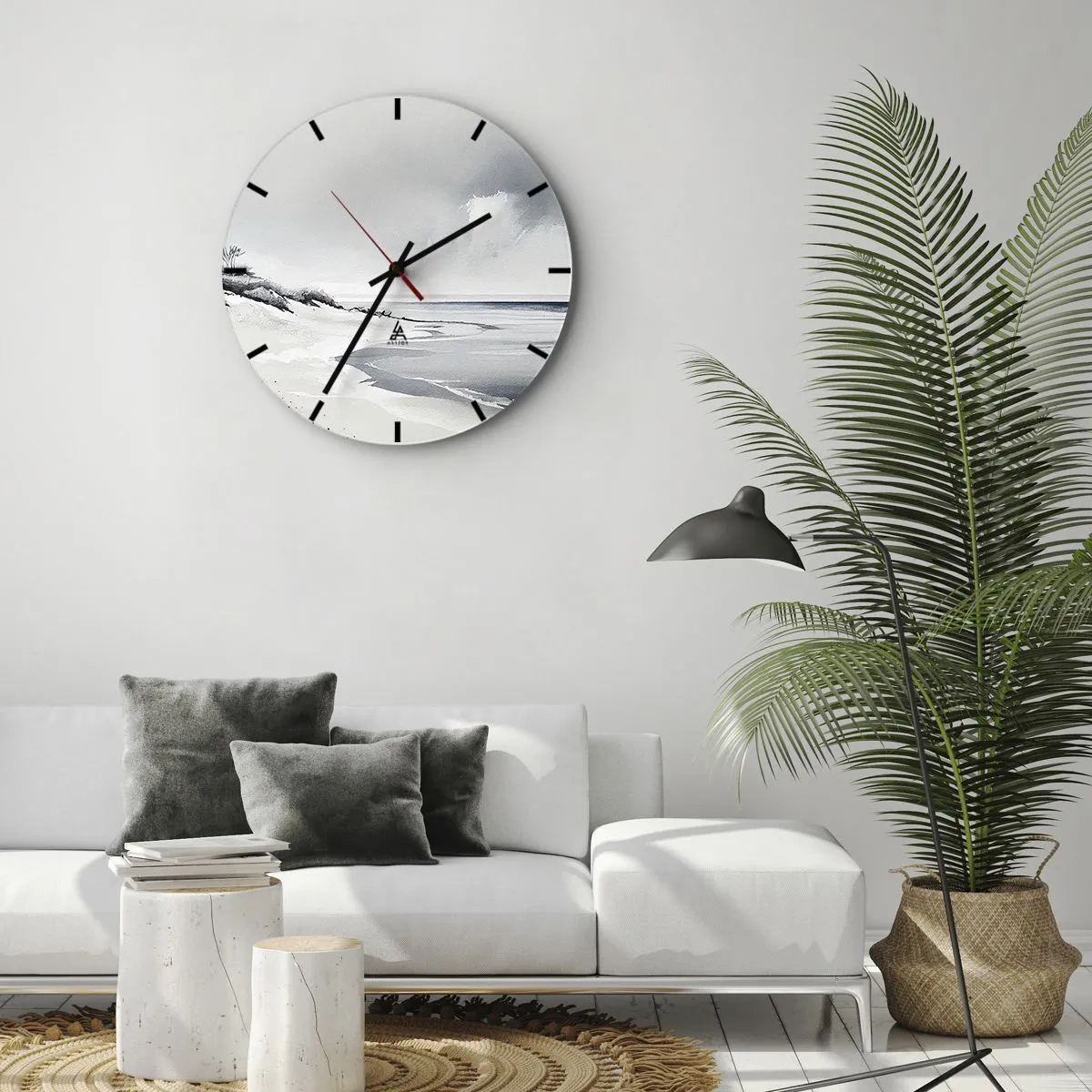 Horloge murale - Pendule murale - Ensemble depuis toujours - 30x30 cm