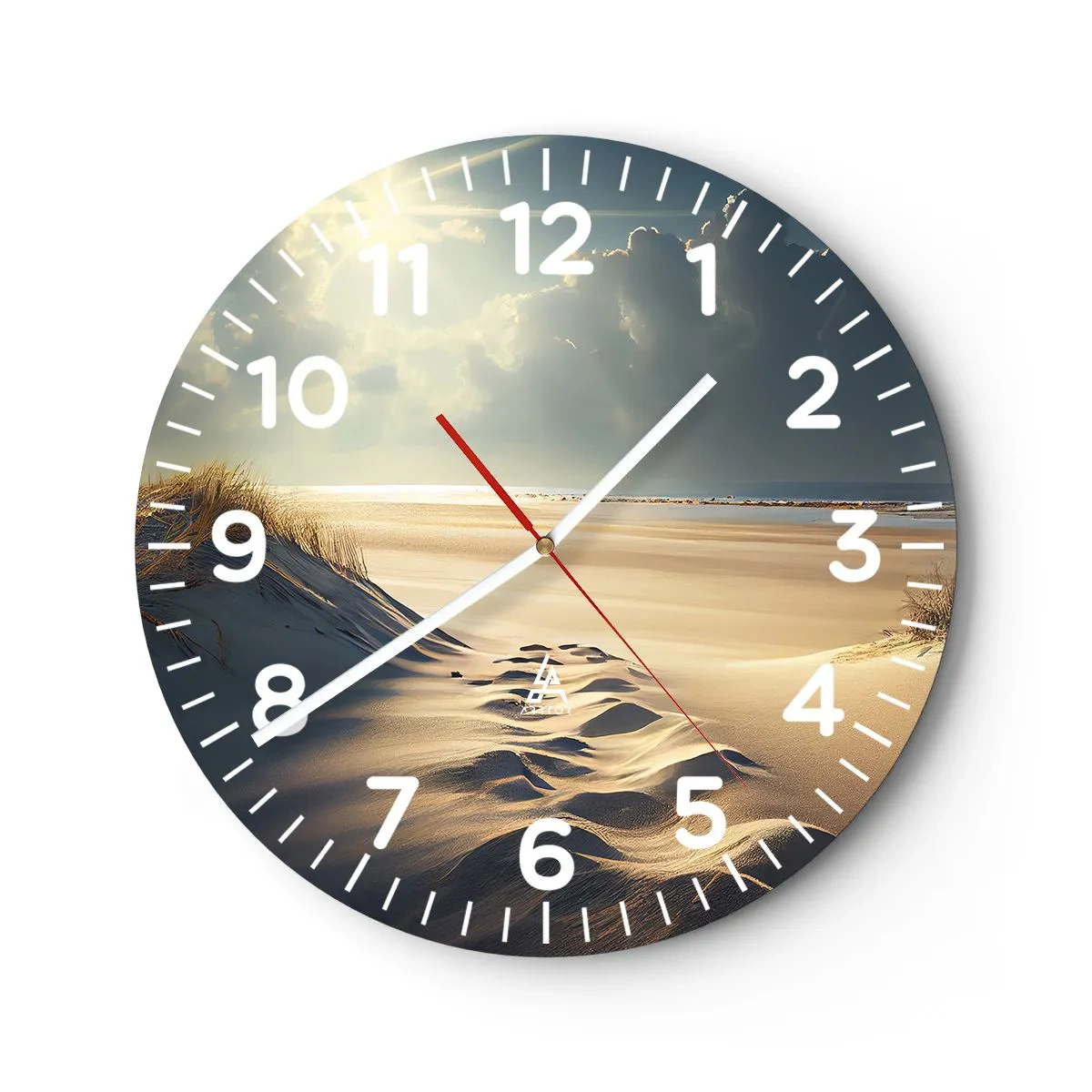 Horloge murale - Pendule murale - Un paysage apaisant - 30x30 cm