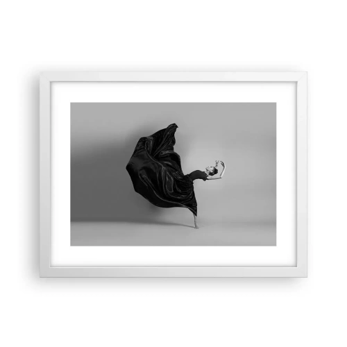 Affiche dans un cadre blanc - Poster - Musique ailées - 40x30 cm