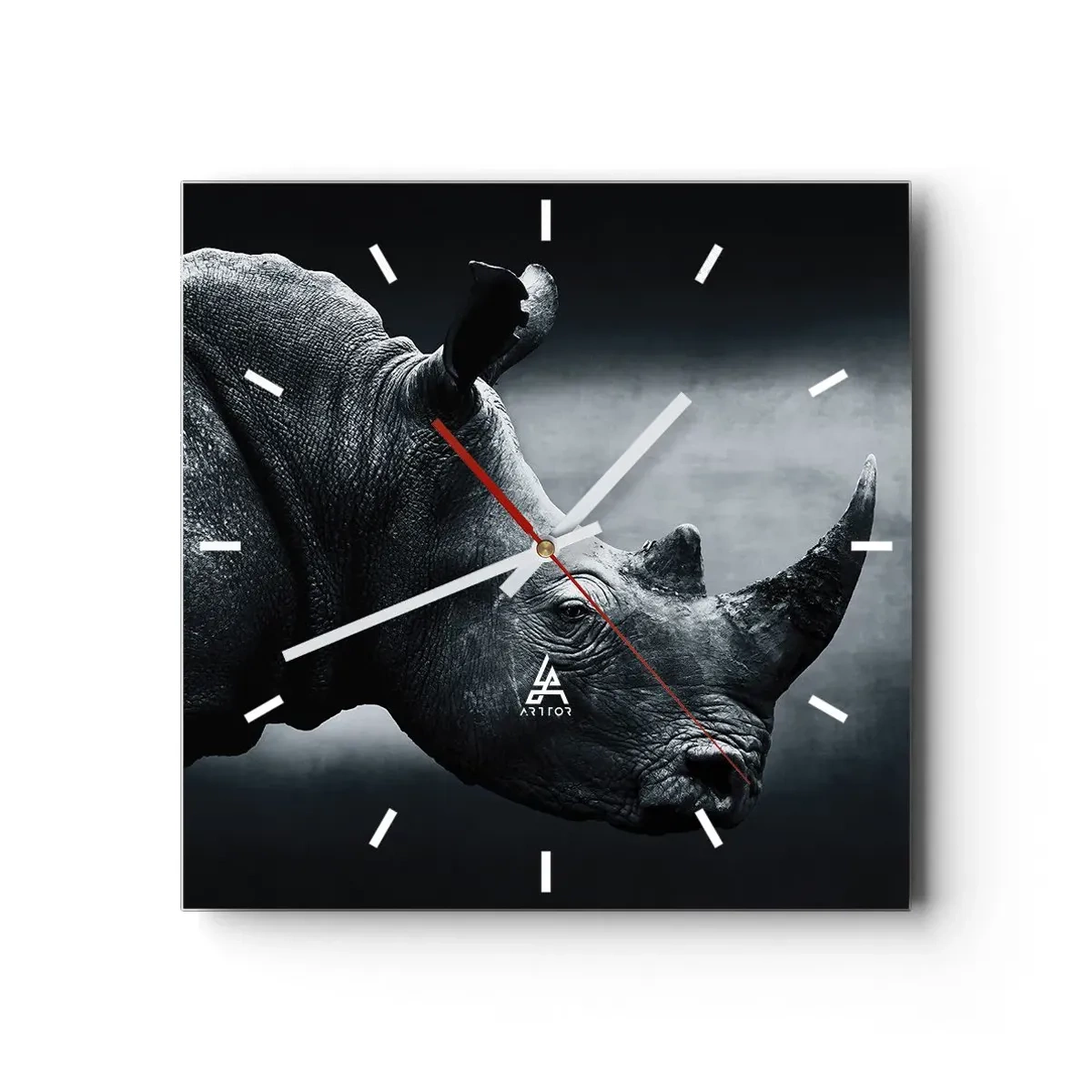 Horloge murale - Pendule murale - Le profil droit - 40x40 cm