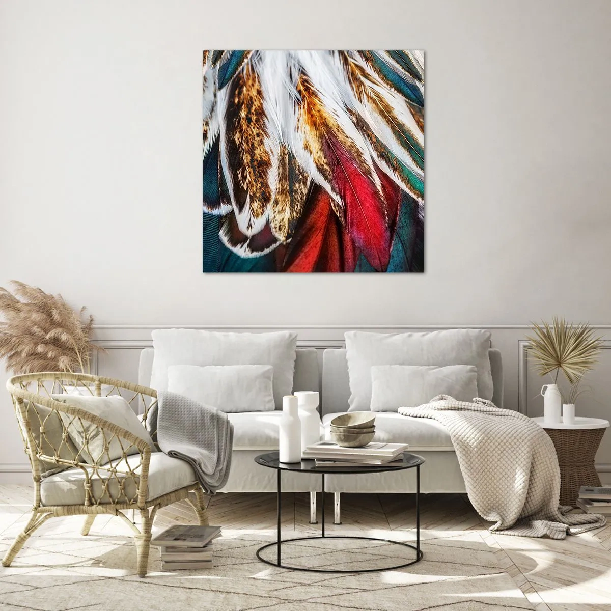 Impression sur verre - Image sur verre - Secrets de vol - 40x40 cm