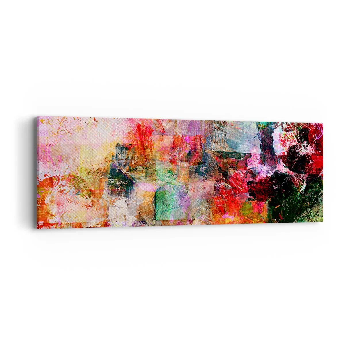 Impression sur toile - Image sur toile - Un voyage à travers les roses - 90x30 cm