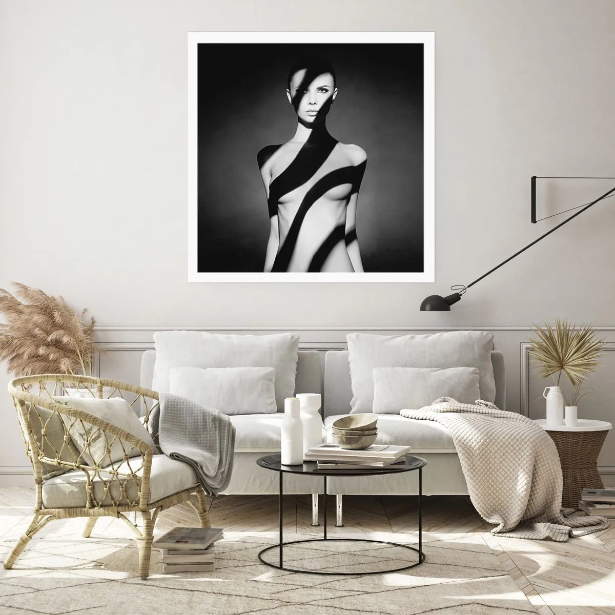 Affiche - Poster - Dans la brillance et l'ombre - 30x30 cm