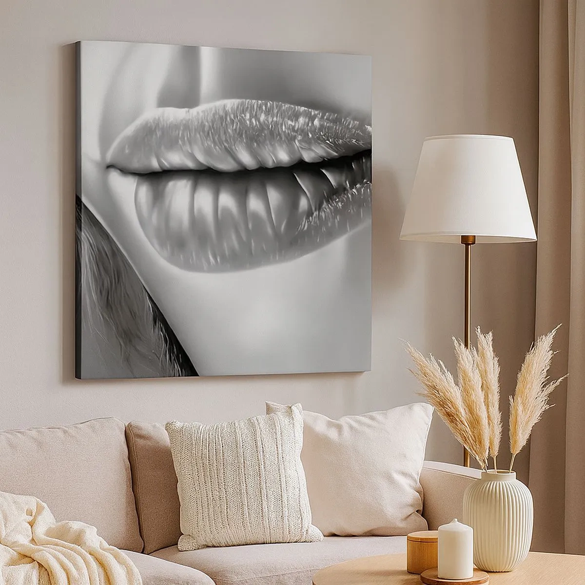 Impression sur toile - Image sur toile - Je sais à quoi tu penses… - 30x30 cm