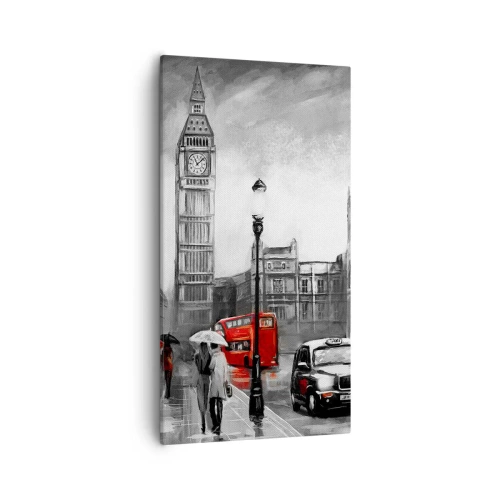 Impression sur toile - Image sur toile - Pas du tout une ville grise - 55x100 cm