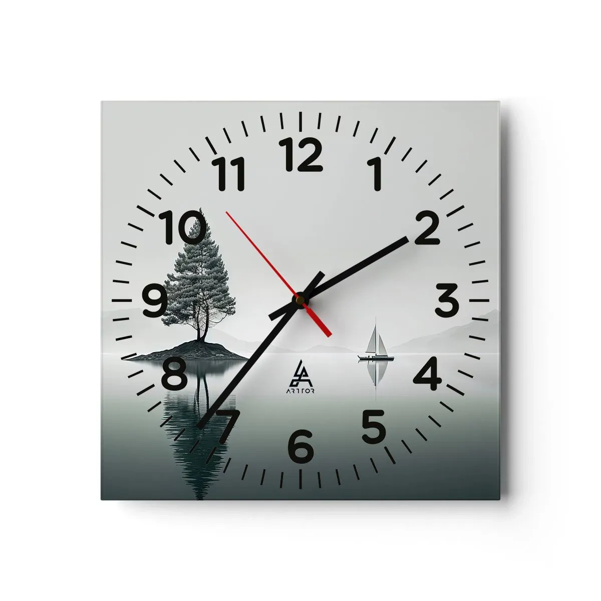 Horloge murale - Pendule murale - Un rêve somnolent - 40x40 cm