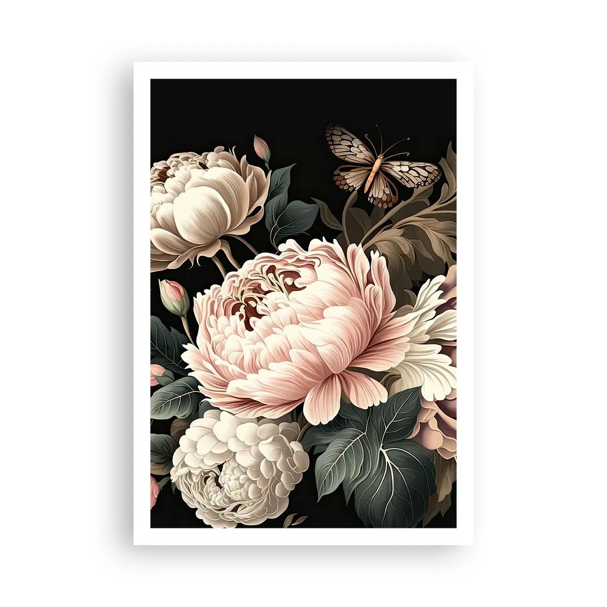 Affiche - Poster - De style baroque - 70x100 cm