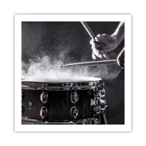 Affiche - Poster - Tempo de la musique - 60x60 cm