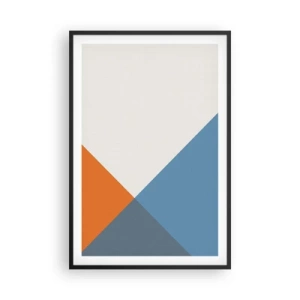 Affiche dans un cadre noir - Poster - Sous cette angle.... - 61x91 cm