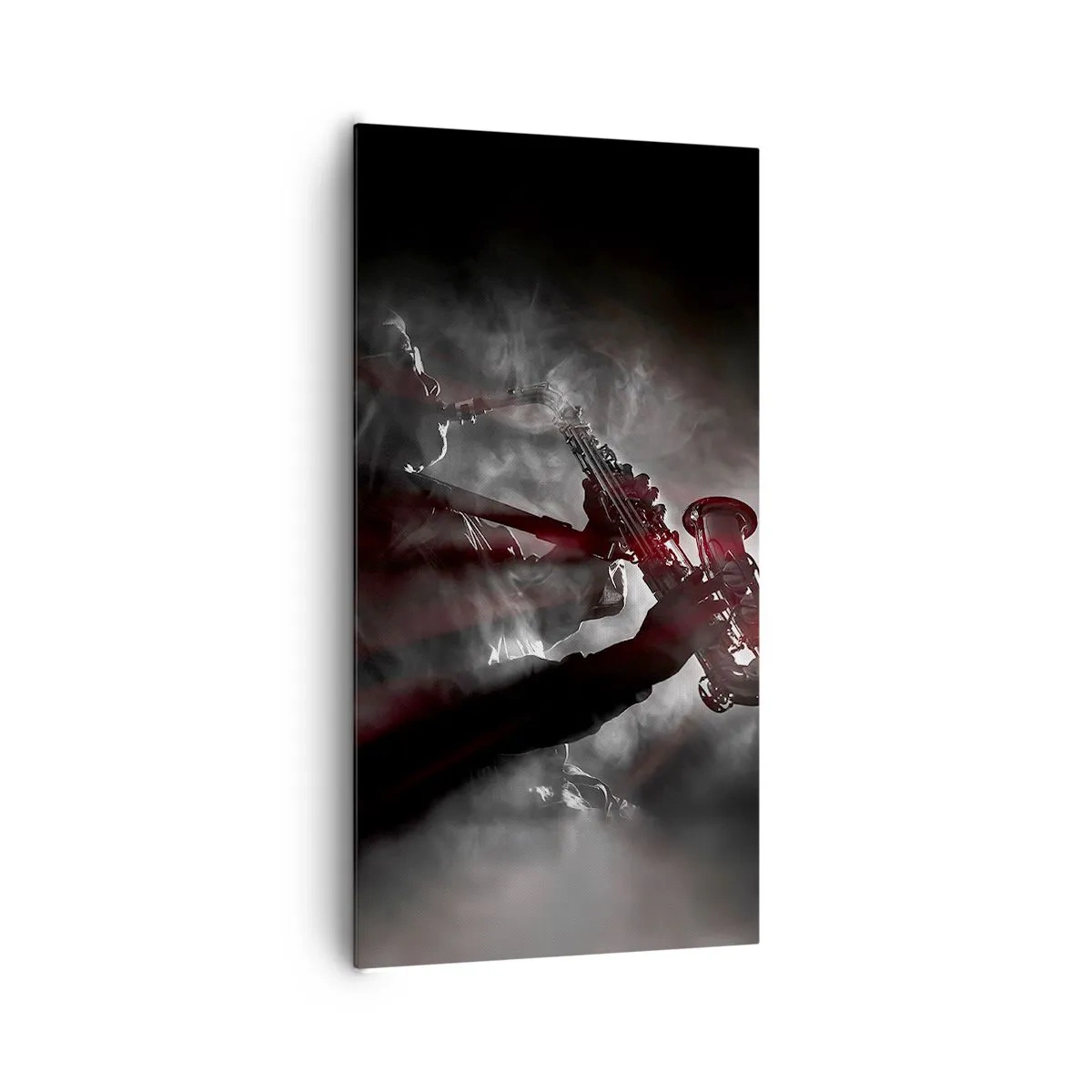 Impression sur toile - Image sur toile - Dans les brumes du jazz - 65x120 cm