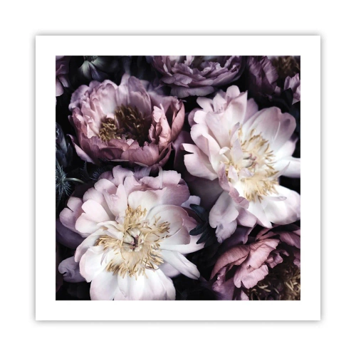 Affiche - Poster - Bouquet à l'ancienne - 50x50 cm