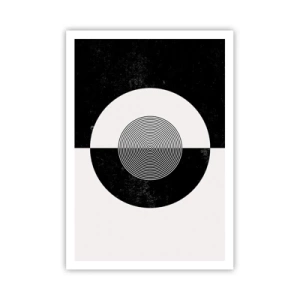 Affiche - Poster - Harmonie de noir et blanc - 70x100 cm