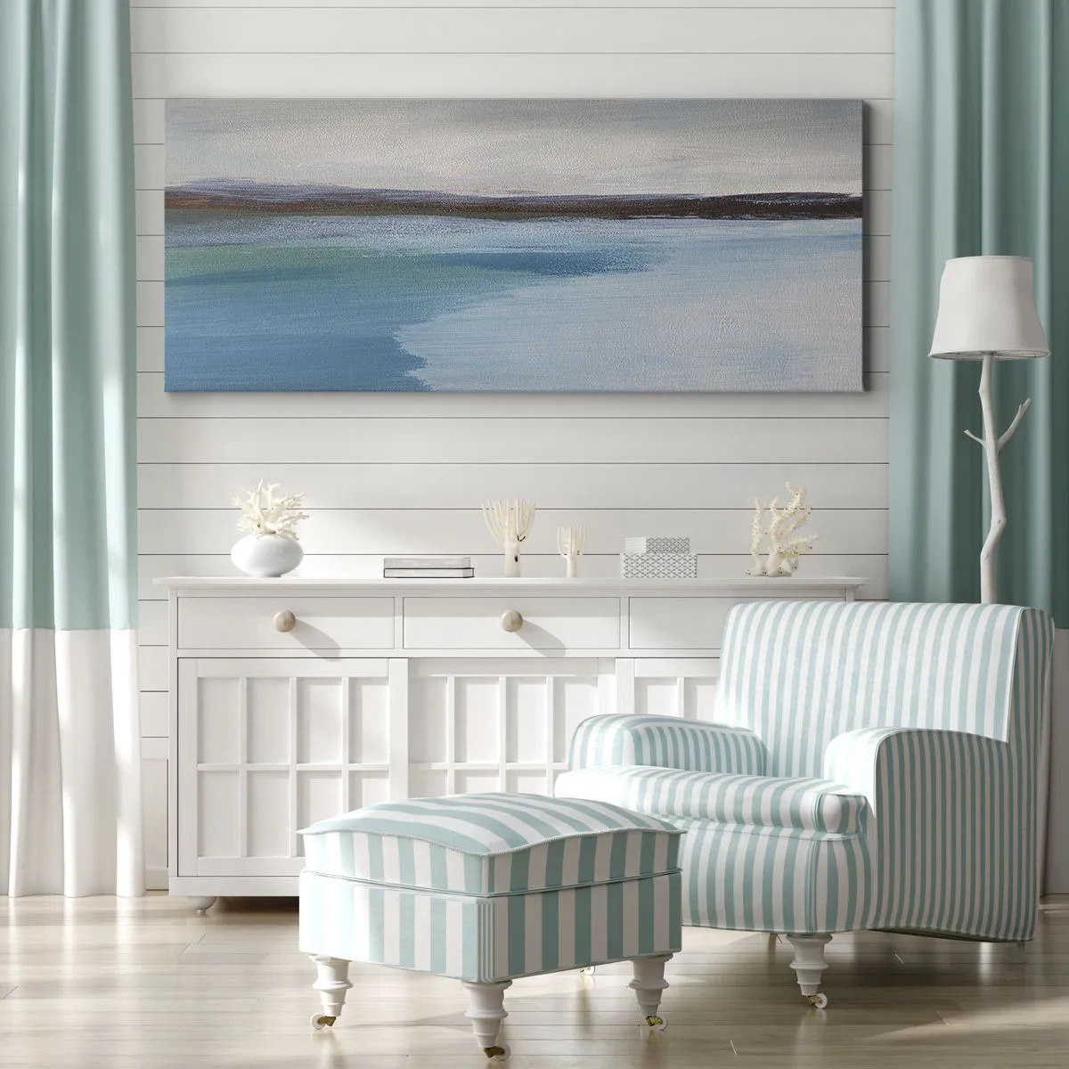 Impression sur toile - Image sur toile - Paysage horizontal - 90x30 cm