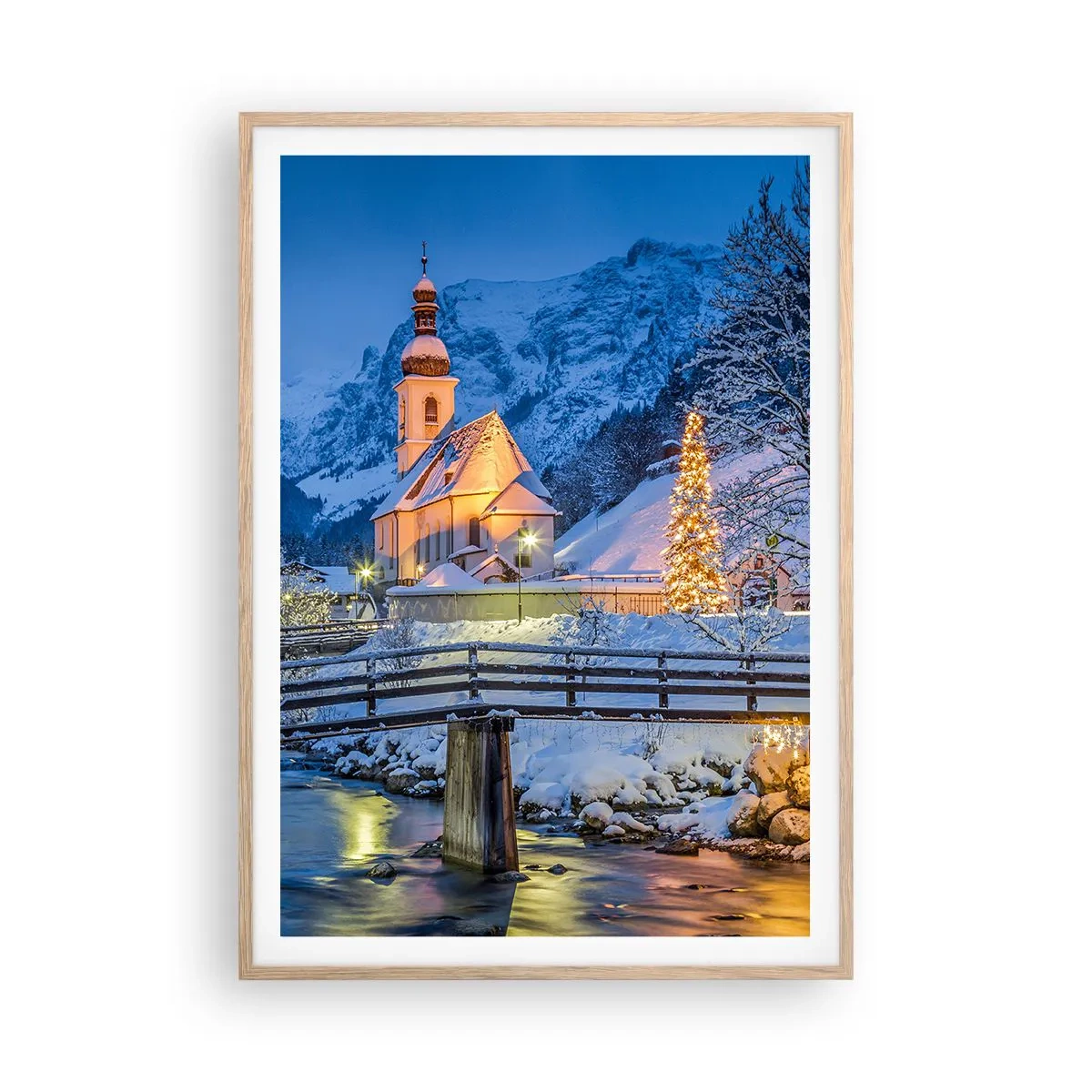 Affiche dans un chêne clair - Poster - L'âme du monde - 70x100 cm