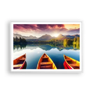 Affiche dans un cadre blanc - Poster - Rien contre nature - 100x70 cm