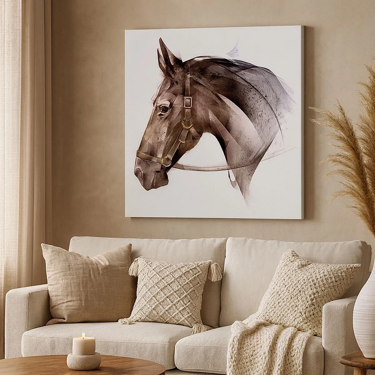 Impression sur toile - Image sur toile - Quelle grâce - 30x30 cm