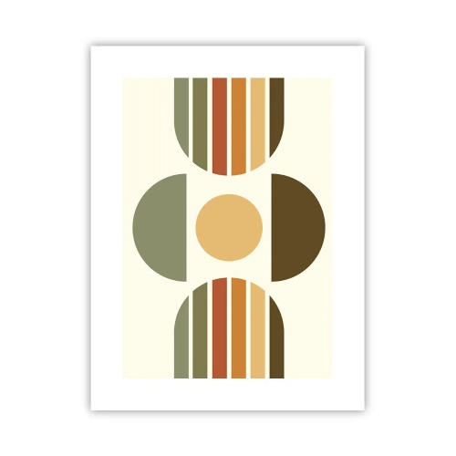 Affiche - Poster - Dans les coulaurs de la terre - 30x40 cm