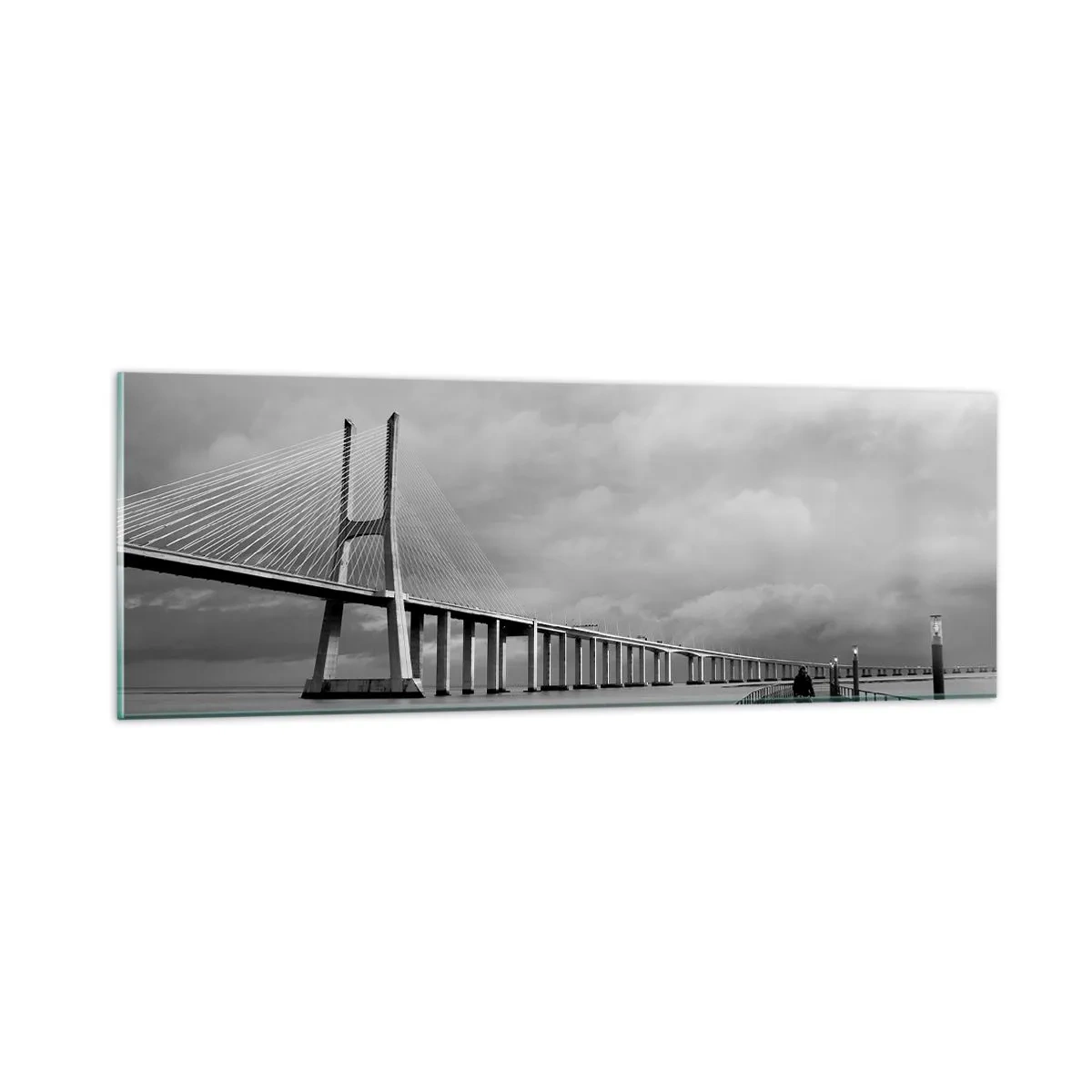 Impression sur verre - Image sur verre - A tous ceux qui lui sont important - 90x30 cm