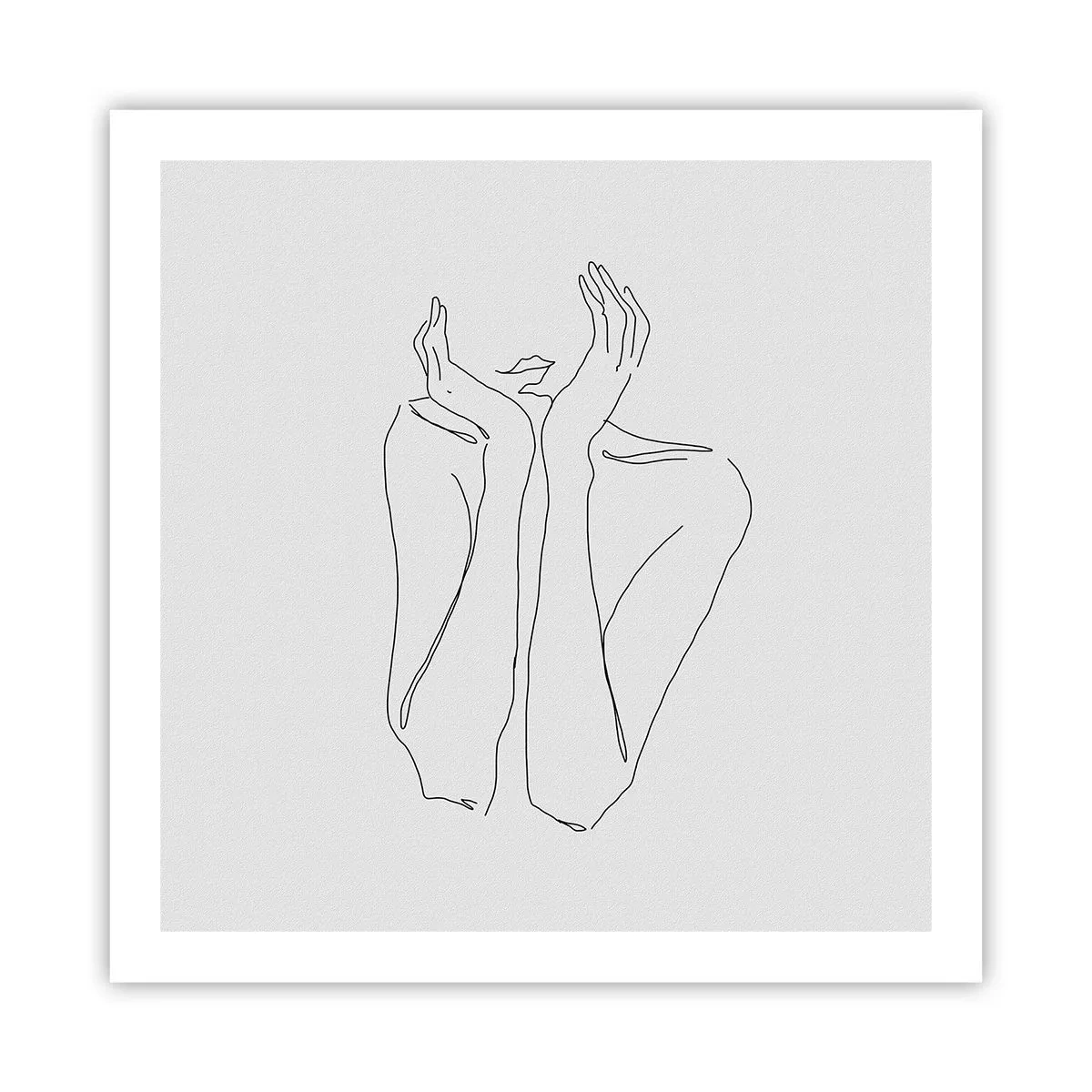 Affiche - Poster - De quoi rêvent les femmes - 60x60 cm