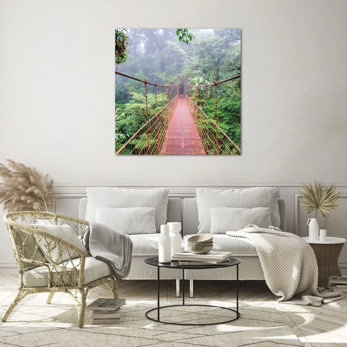 Impression sur verre - Image sur verre - Suspendu sur les couronnes - 70x70 cm