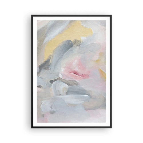 Affiche dans un cadre noir - Poster - Dans un monde pastel - 70x100 cm