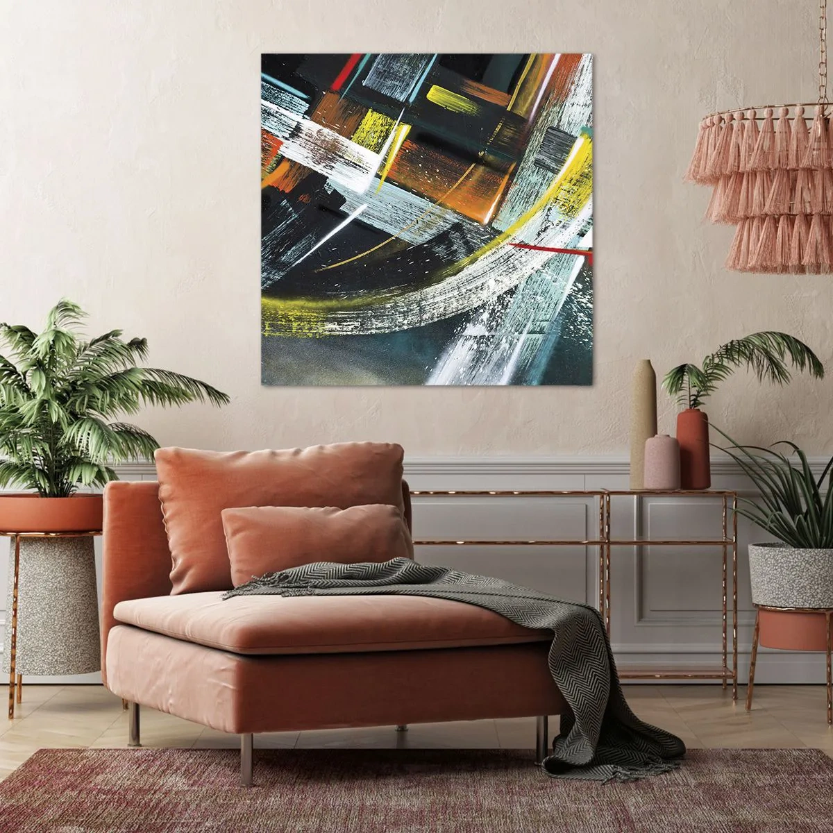 Impression sur toile - Image sur toile - L'énergie du mouvement - 60x60 cm