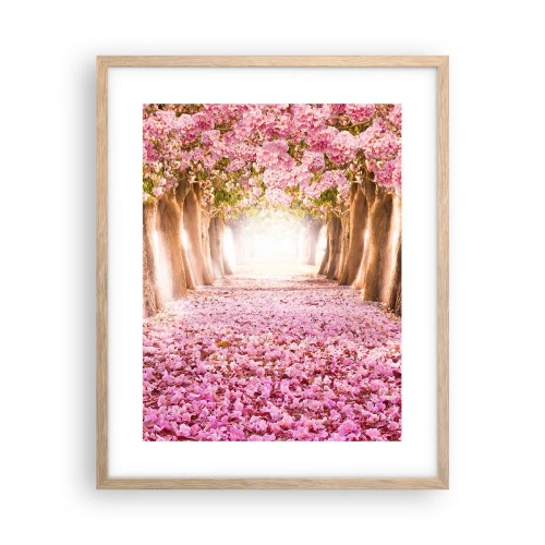 Affiche dans un chêne clair - Poster - La route du paradis - 40x50 cm