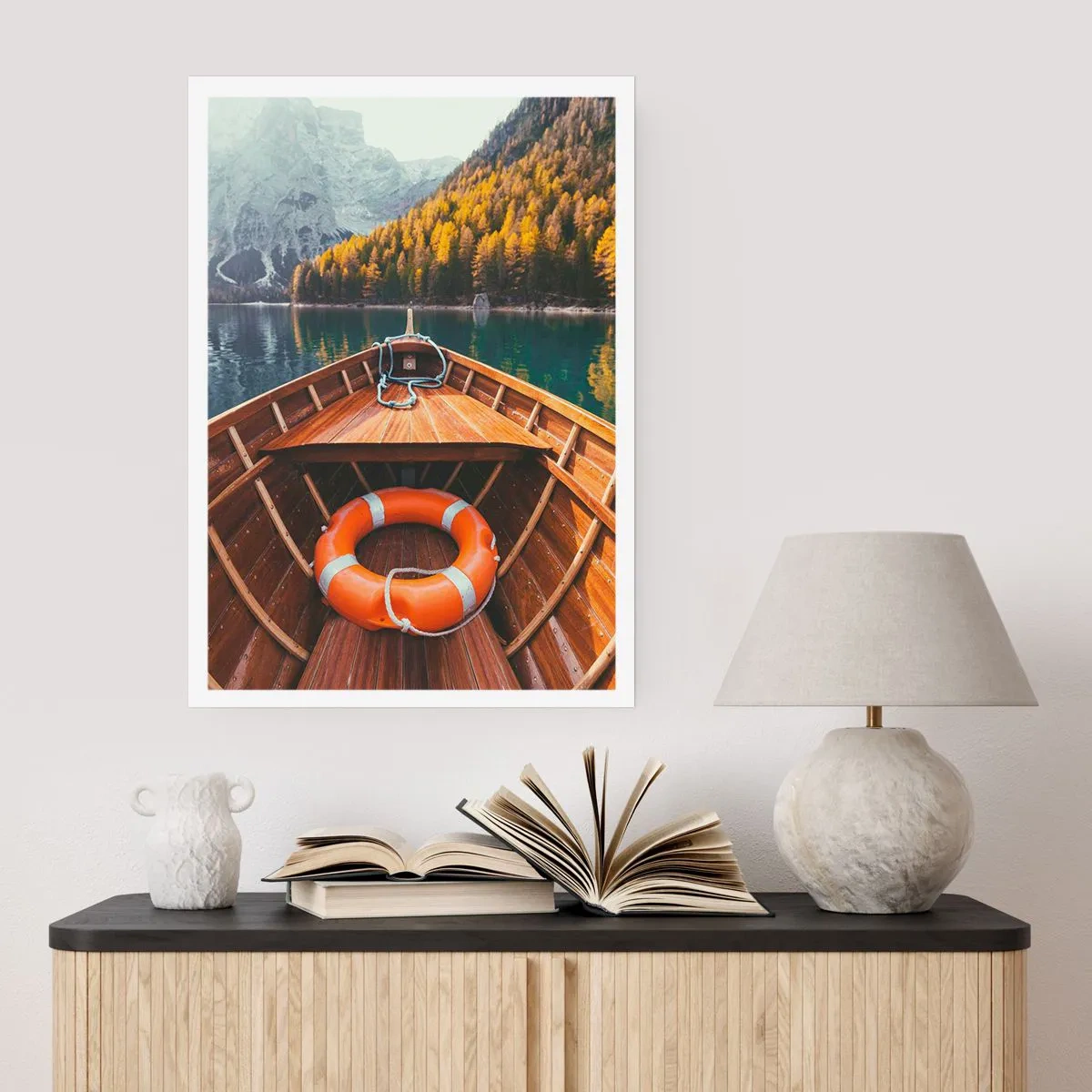 Affiche - Poster - Escapade en montagne - 40x50 cm
