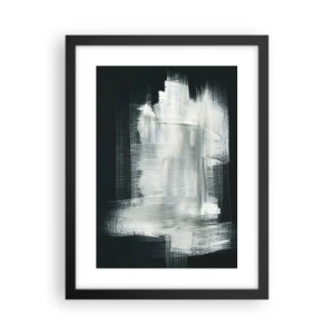 Affiche dans un cadre noir - Poster - Tissé à la verticale et à l'horizontale - 30x40 cm