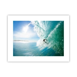 Affiche - Poster - Toujours sur la vague - 40x30 cm