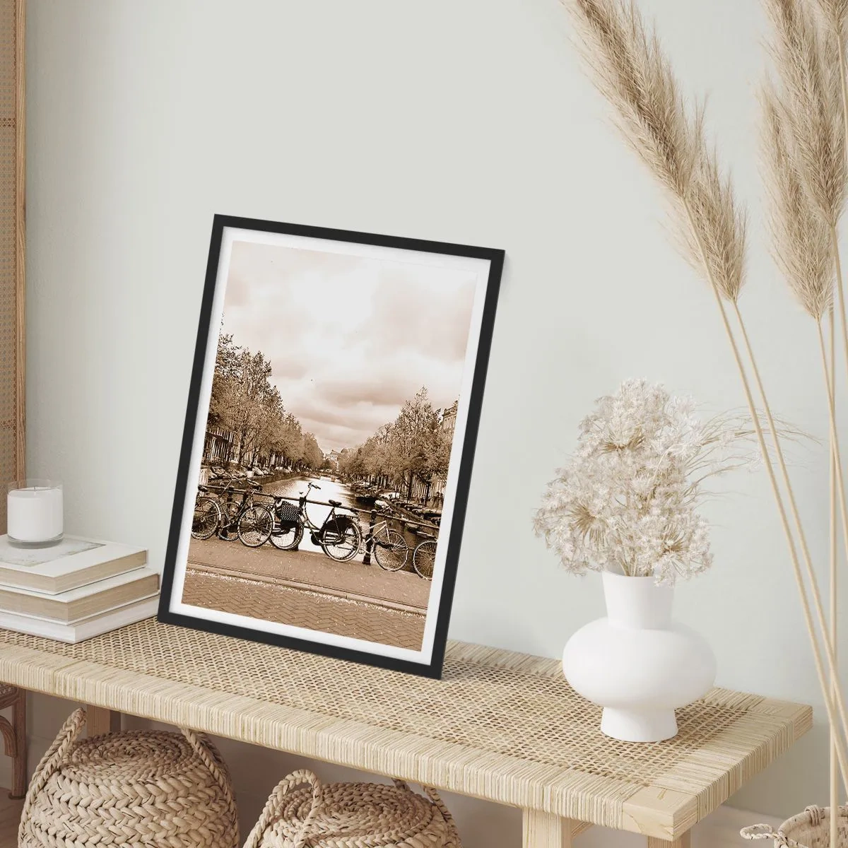 Affiche dans un cadre noir - Poster - Ambiance hollandaise - 30x40 cm