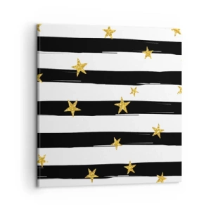 Impression sur toile - Image sur toile - Nous sommes tous nés sous une bonne étoile - 60x60 cm