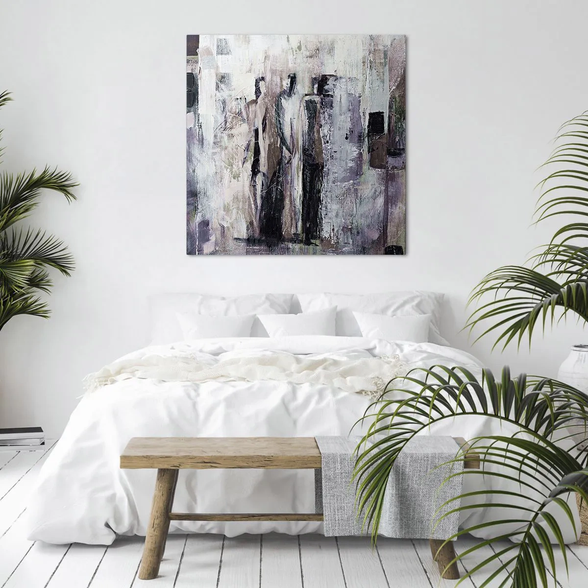 Impression sur toile - Image sur toile - Les trois mystérieux - 50x50 cm