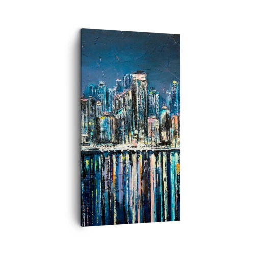 Impression sur toile - Image sur toile - Cascade de lumières - 45x80 cm