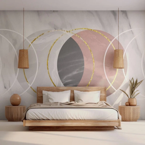 Papier Peint Autocollant Deluxe Sticker - Musique des sphères - Abstraction, Morceau, Les quartiers - 100x70 cm