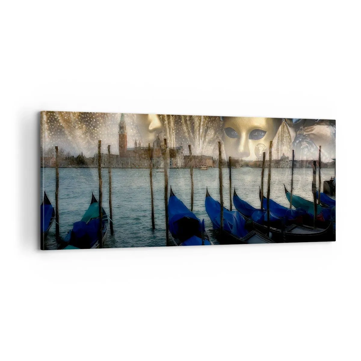Impression sur toile - Image sur toile - Il est temps de commencer le carnaval - 100x40 cm