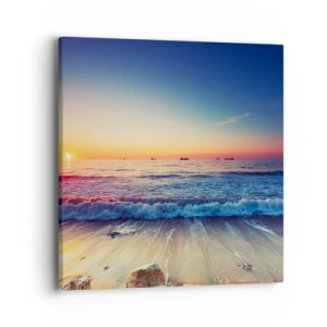 Impression sur toile - Image sur toile - Mais quel horizon ? - 40x40 cm