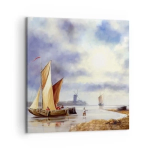 Impression sur toile - Image sur toile - Retour de marin - 50x50 cm