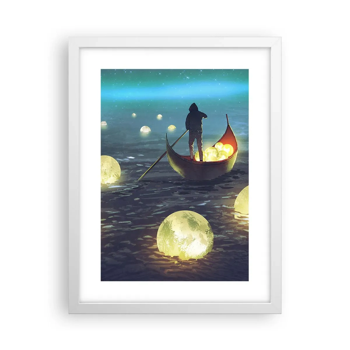 Affiche dans un cadre blanc - Poster - Des choses dont les philosophes n'ont jamais rêvé - 30x40 cm