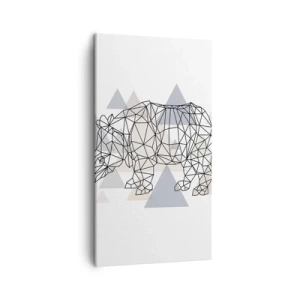 Impression sur toile - Image sur toile - Structure de force - 45x80 cm